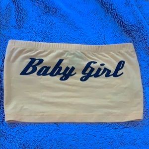 Baby girl tube top